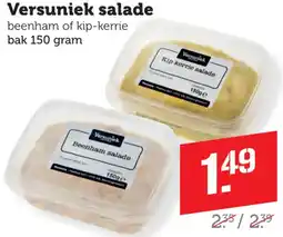 Coop Versuniek salade aanbieding