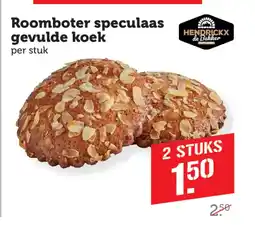 Coop Roomboter speculaas gevulde koek aanbieding