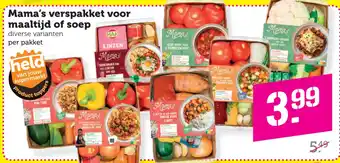 Coop Mama's verspakket voor maaltijd of soep aanbieding