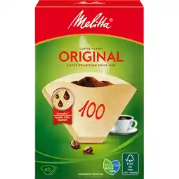 Marskramer Melitta Filters 100/40 Bruin aanbieding