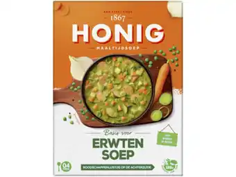 Hoogvliet Honig Maaltijdsoep erwten aanbieding