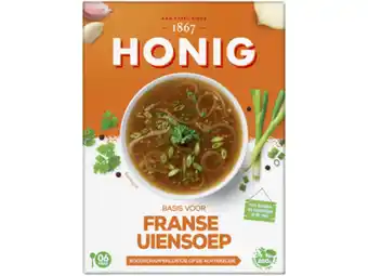 Hoogvliet Honig Franse uiensoep aanbieding