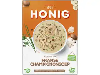 Hoogvliet Honig Franse champignonsoep aanbieding