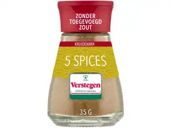 Hoogvliet Verstegen World Spice Blend 5 Spices Kruidenmix aanbieding