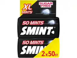 Hoogvliet Smint XL Blackmint Pepermunt Suikervrij Drop Keelpastille aanbieding