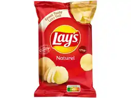 Hoogvliet Lay's Naturel chips aanbieding
