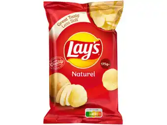 Hoogvliet Lay's Naturel chips aanbieding