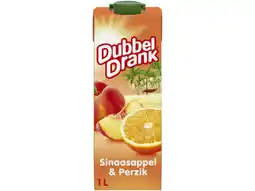Hoogvliet Dubbel Drank Sinaasappel perzik aanbieding