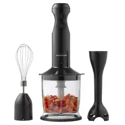 Marskramer Inventum staafmixer set zwart 350 watt mx350b met garde en hakmolen aanbieding