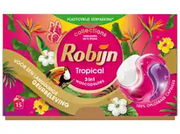 Hoogvliet Robijn Wascapsules tropical aanbieding