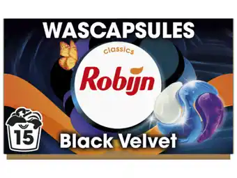 Hoogvliet Robijn Wascapsules zwart aanbieding