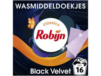 Hoogvliet Robijn Wasmiddeldoekjes black velvet aanbieding