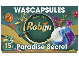 Hoogvliet Robijn Wascapsules paradise secret aanbieding