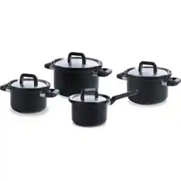 Marskramer BK Flow Cool Black RVS pannenset 4-delig aanbieding