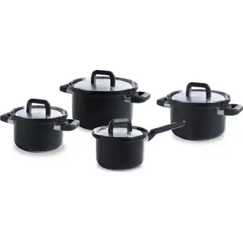 Marskramer BK Flow Cool Black RVS pannenset 4-delig aanbieding