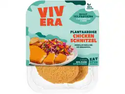 Hoogvliet Vivera Plantaardige kip schnitzel aanbieding