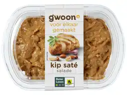 Hoogvliet G'woon Kip-saté salade aanbieding