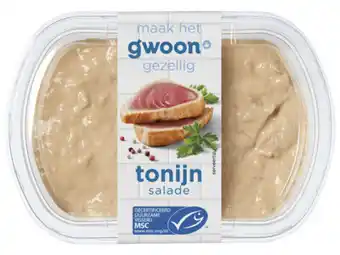 Hoogvliet G'woon Tonijnsalade aanbieding