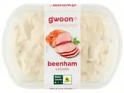 Hoogvliet G'woon Beenham salade aanbieding
