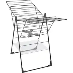 Marskramer Leifheit droogrek classic 250 flex zwart aanbieding