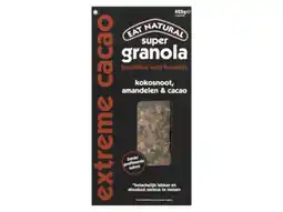 Hoogvliet Eat Natural Granola extreme cacao aanbieding