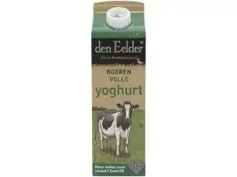 Hoogvliet Den Eelder Volle boerenyoghurt aanbieding