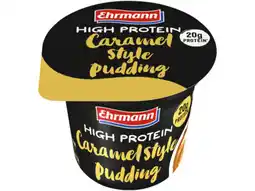 Hoogvliet Ehrmann High protein pudding caramel aanbieding