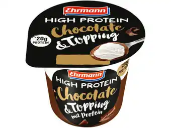 Hoogvliet Ehrmann Protein pudding choco top aanbieding