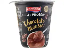 Hoogvliet Ehrmann High proteine mousse chocolate aanbieding