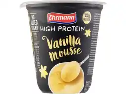 Hoogvliet Ehrmann High proteine mousse vanilla aanbieding