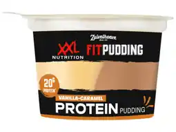 Hoogvliet Zuivelhoeve Xxl fitpudding vanille caramel aanbieding