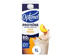 Hoogvliet Optimel Protein drinkyoghurt perzik peer aanbieding