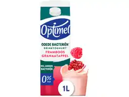 Hoogvliet Optimel Probiotica drink framboos granaatappel aanbieding