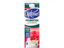 Hoogvliet Optimel Probiotica drink framboos granaatappel aanbieding