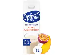 Hoogvliet Optimel Drinkyoghurt mango passievrucht 0% vet aanbieding