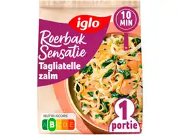 Hoogvliet Iglo Roerbak Sensatie Tagliatelle Zalm aanbieding