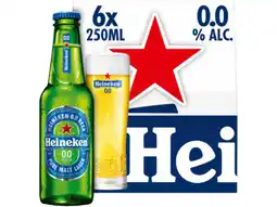 Hoogvliet Heineken Premium Pilsener 0.0 Bier Draaidop Fles 6-pack aanbieding