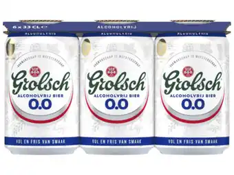 Hoogvliet Grolsch Premium pilsener 0.0% aanbieding
