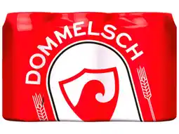 Hoogvliet Dommelsch Pilsener bier blikken 6 pack aanbieding