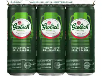 Hoogvliet Grolsch Premium pilsener aanbieding