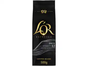 Hoogvliet L'OR Espresso Onyx Koffiebonen aanbieding