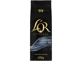 Hoogvliet L'OR Espresso Fortissimo Koffiebonen aanbieding