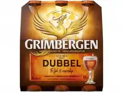 Hoogvliet Grimbergen Dubbel Speciaalbier Fles 6-pack aanbieding