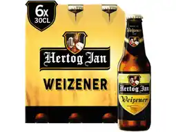 Hoogvliet Hertog Jan Weizener bier fles 6-pack aanbieding