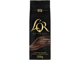 Hoogvliet L'OR Espresso forza koffiebonen aanbieding