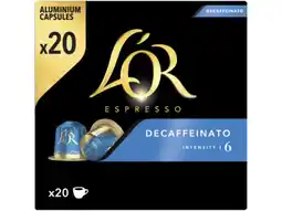 Hoogvliet L'OR Espresso Decaffeinato Koffiecups Voordeelpak aanbieding