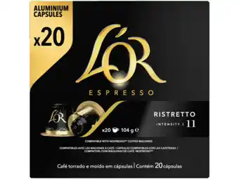 Hoogvliet L'OR Espresso ristretto koffiecups voordeelpak aanbieding