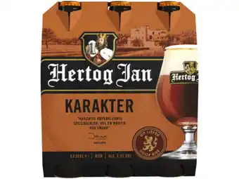 Hoogvliet Hertog Jan Karakter bier fles 6-pack aanbieding