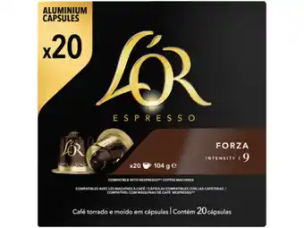 Hoogvliet L'OR Espresso forza koffiecups voordeelpak aanbieding