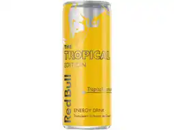 Hoogvliet Red Bull Energy drink tropisch fruit aanbieding
